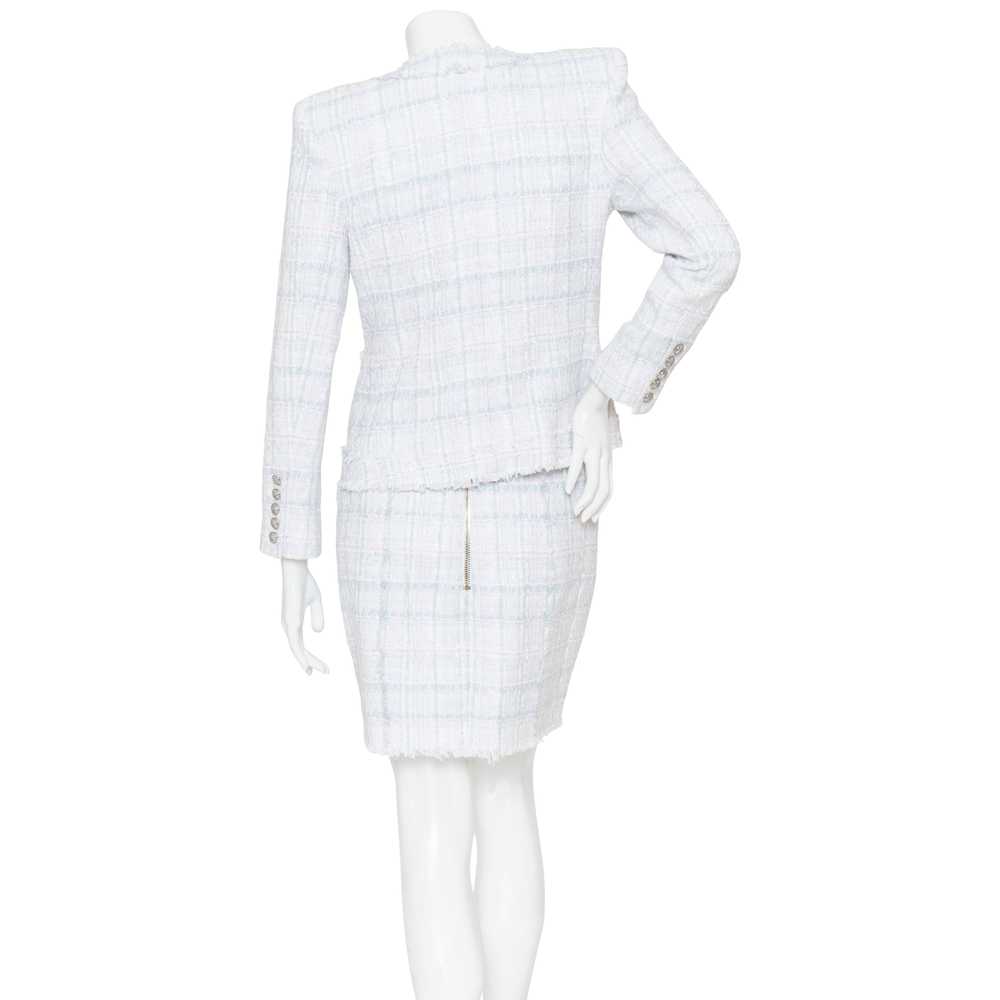 Tweed Pastel Jacket and Skirt Suit - image 3