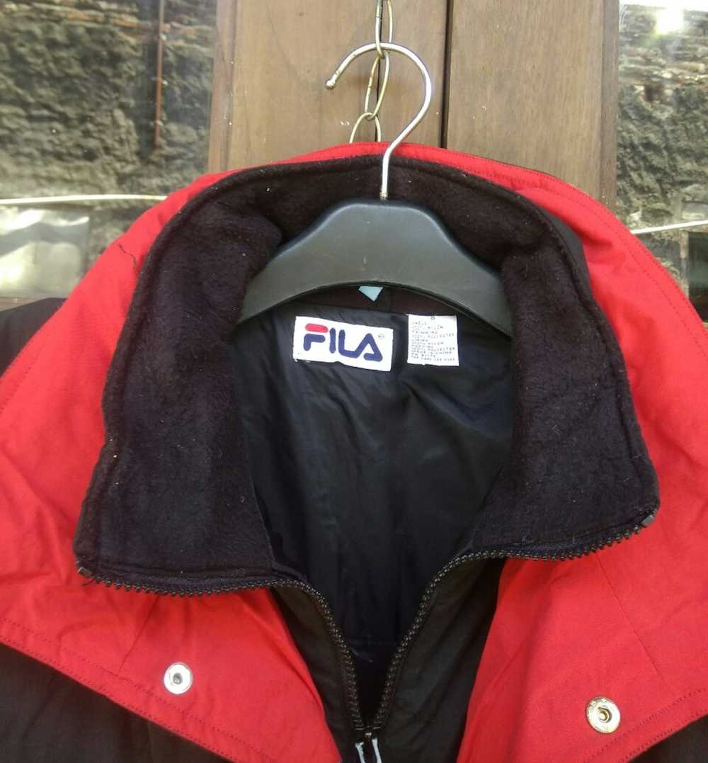 Fila × Vintage 90s FILA Big Logo Anorak Jacket Ha… - image 2