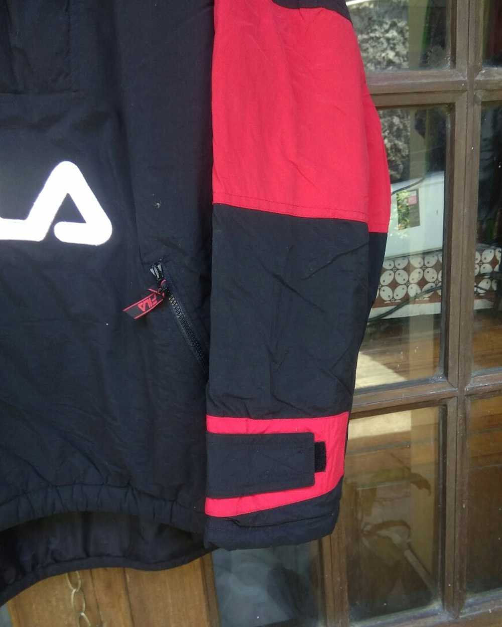 Fila × Vintage 90s FILA Big Logo Anorak Jacket Ha… - image 3