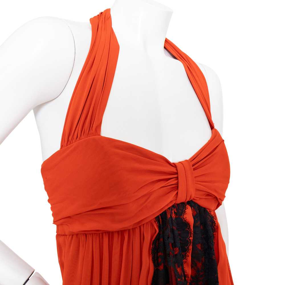 Vintage Viscose and Lace Halter Jumpsuit - image 6