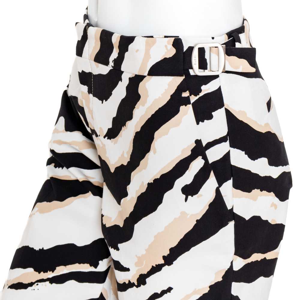 Zebra Print Straight Leg Pants - image 4