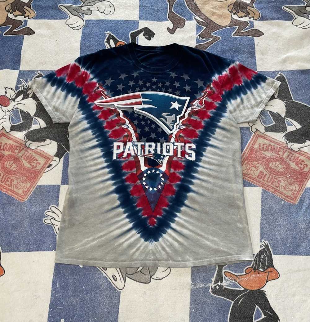 NFL New England patriots tie dye tee - image 1