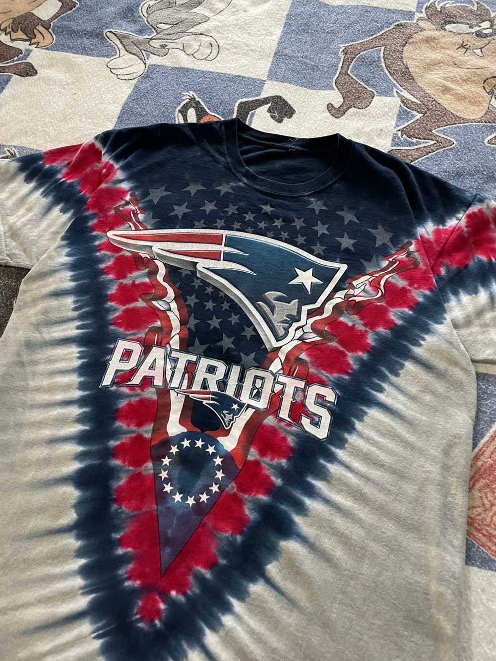 NFL New England patriots tie dye tee - image 2