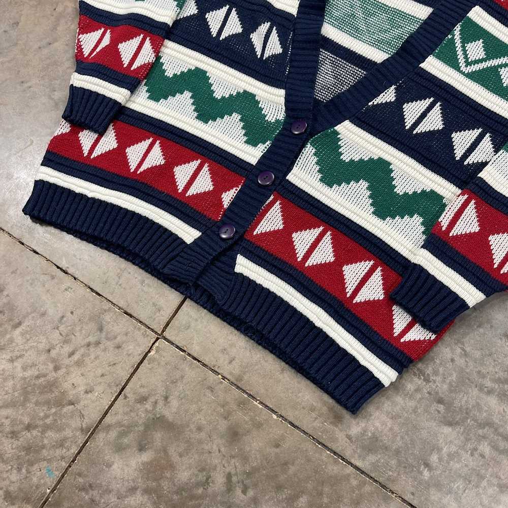 Cabin Creek × Vintage Vintage Cardigan Sweater Ge… - image 2