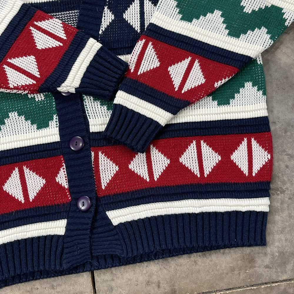 Cabin Creek × Vintage Vintage Cardigan Sweater Ge… - image 3