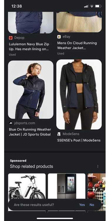 Other On running weather jacket