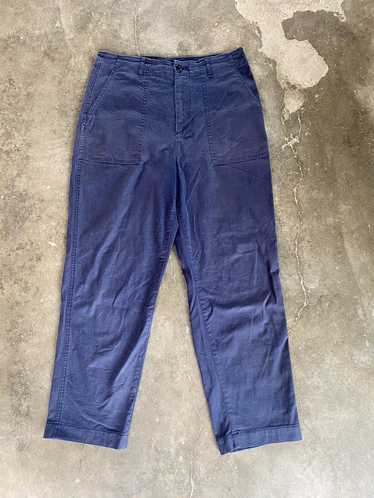 orSlow Baker Pants Back Satin Fatigue Pants MEN Size L 1220 M