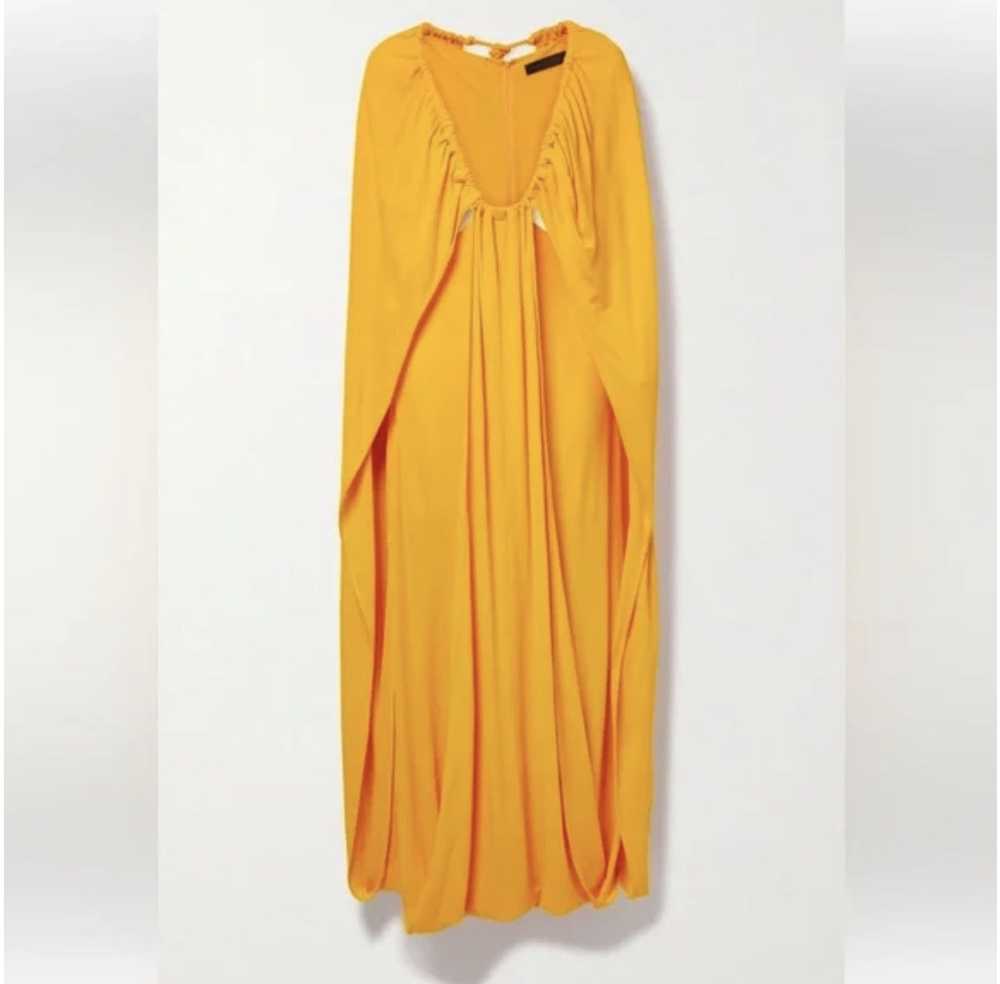 Proenza Schouler Cape-Effect Gathered Maxi Dress - image 1