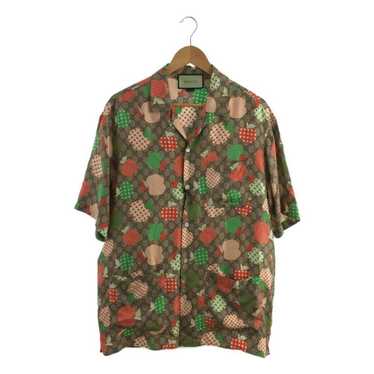 Gucci 'Les Pommes' Apple Print Silk Shirt - image 1
