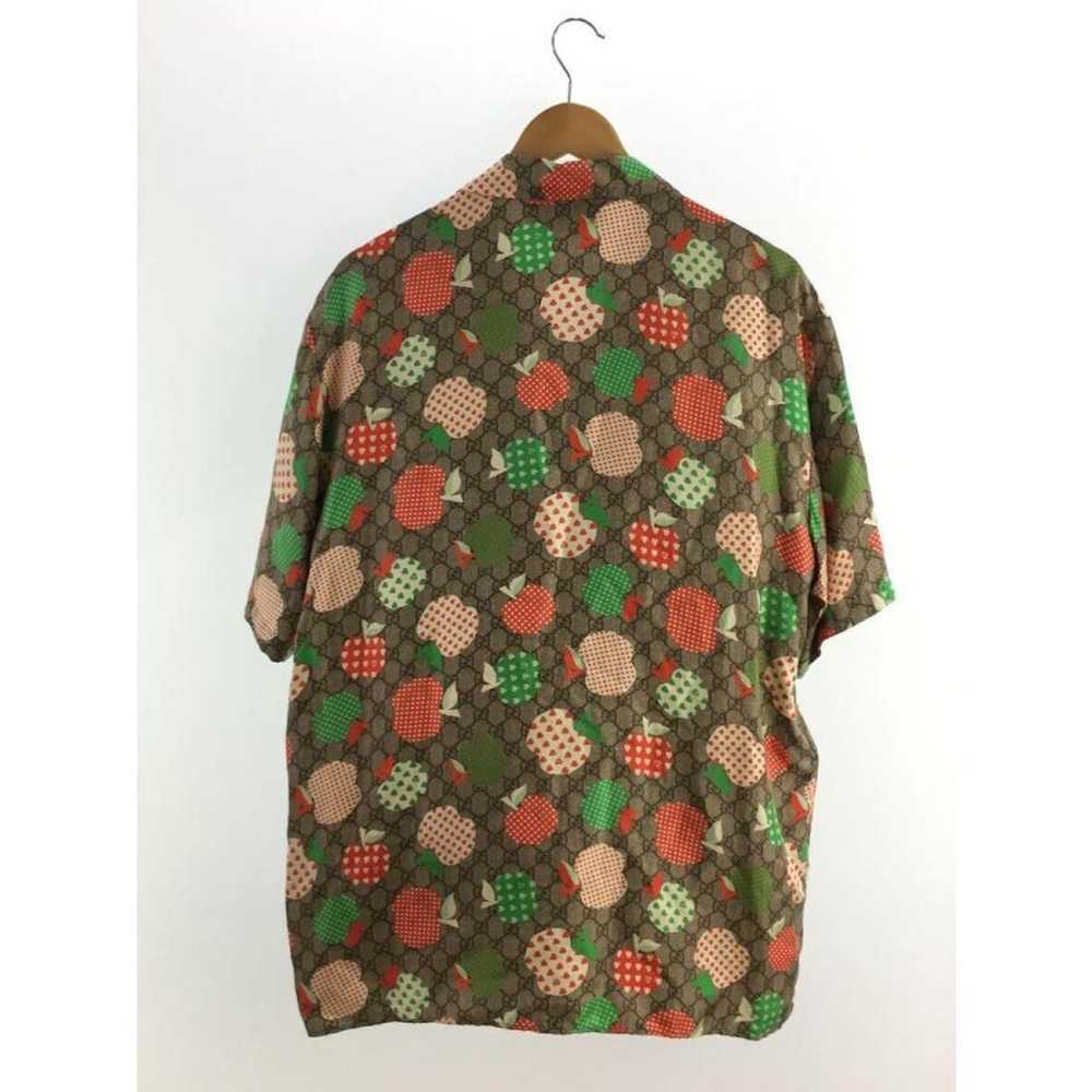 Gucci 'Les Pommes' Apple Print Silk Shirt - image 2
