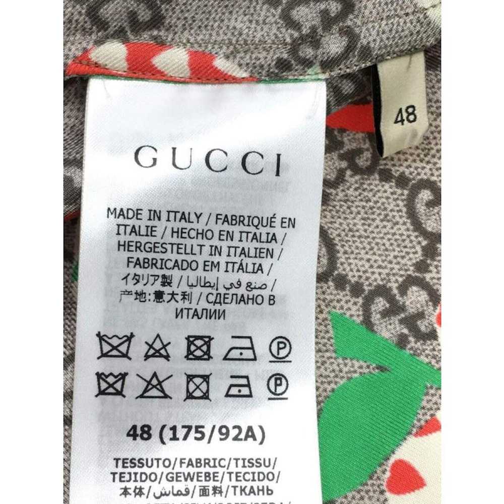 Gucci 'Les Pommes' Apple Print Silk Shirt - image 4