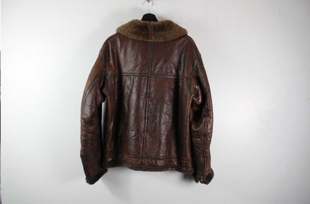 Vintage Vintage Shearling Leather Jacket - image 7