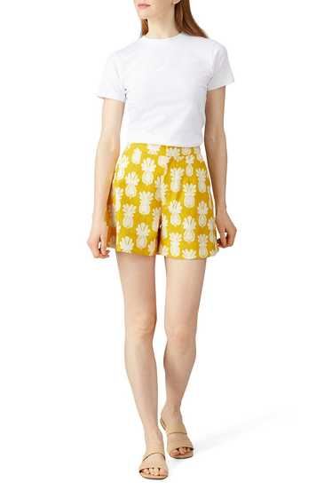 La DoubleJ Pineapple Printed Shorts - image 1