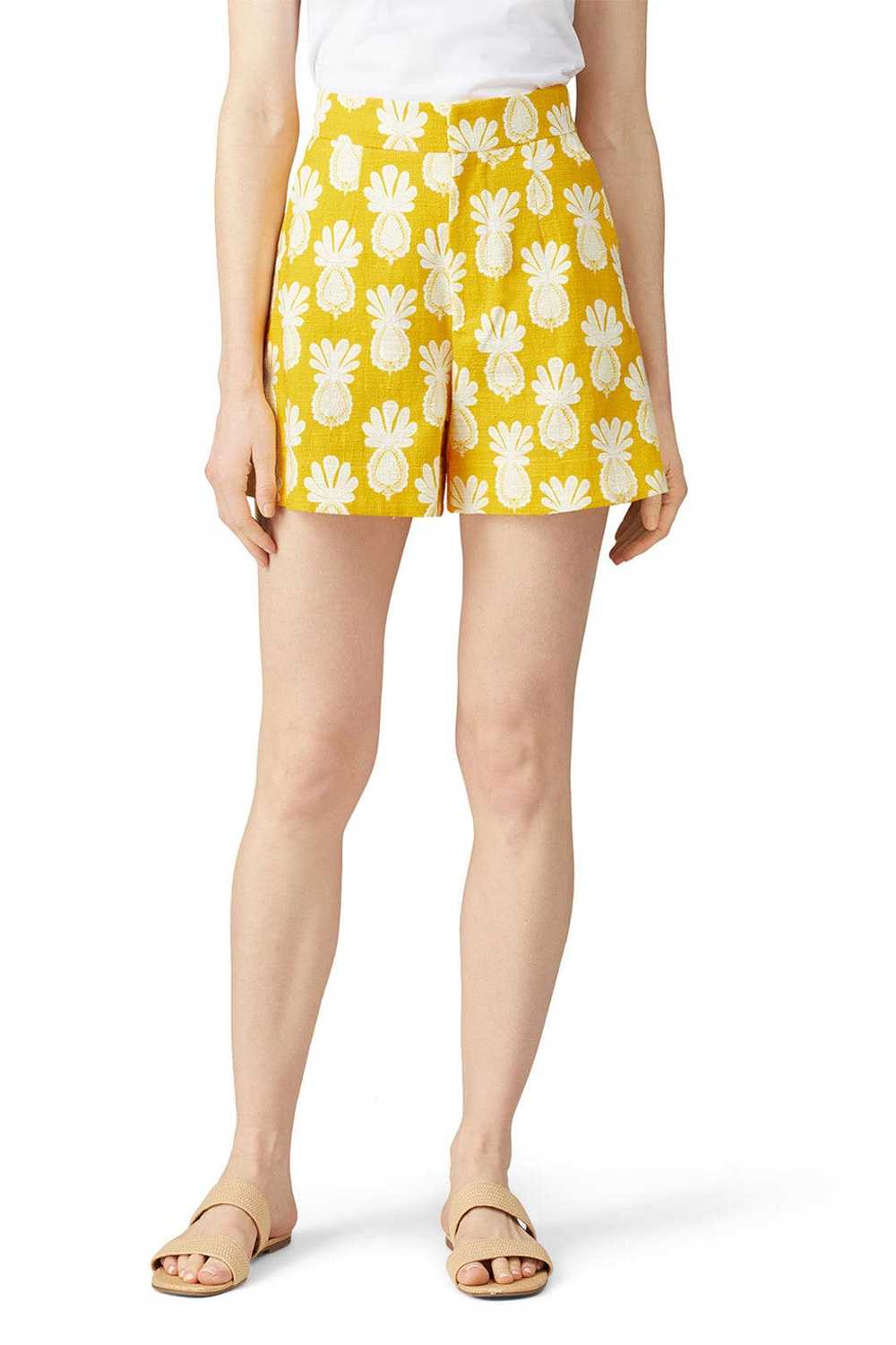 La DoubleJ Pineapple Printed Shorts - image 2