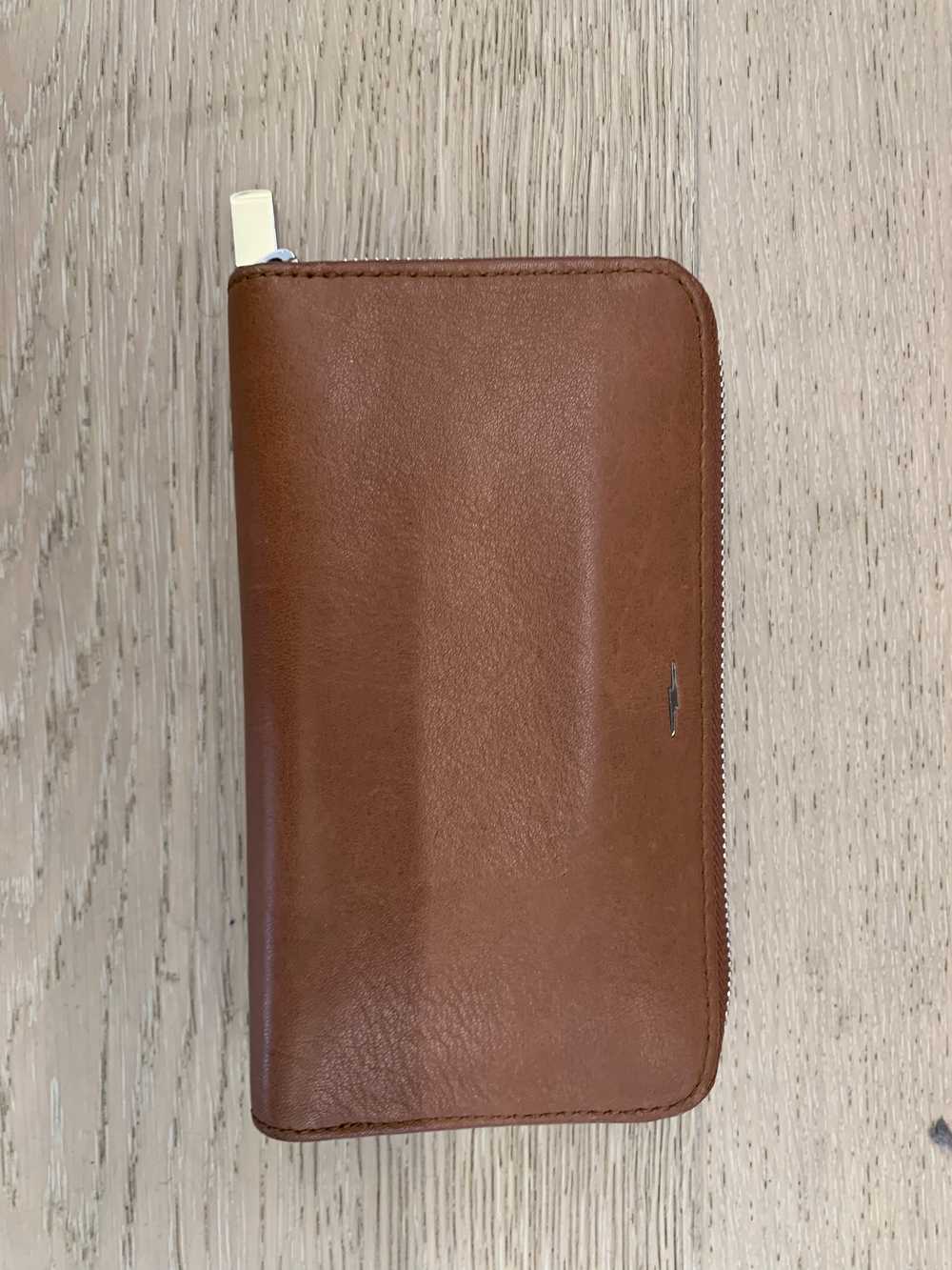 Shinola Shinola light brown wallet Detroit zip - image 1