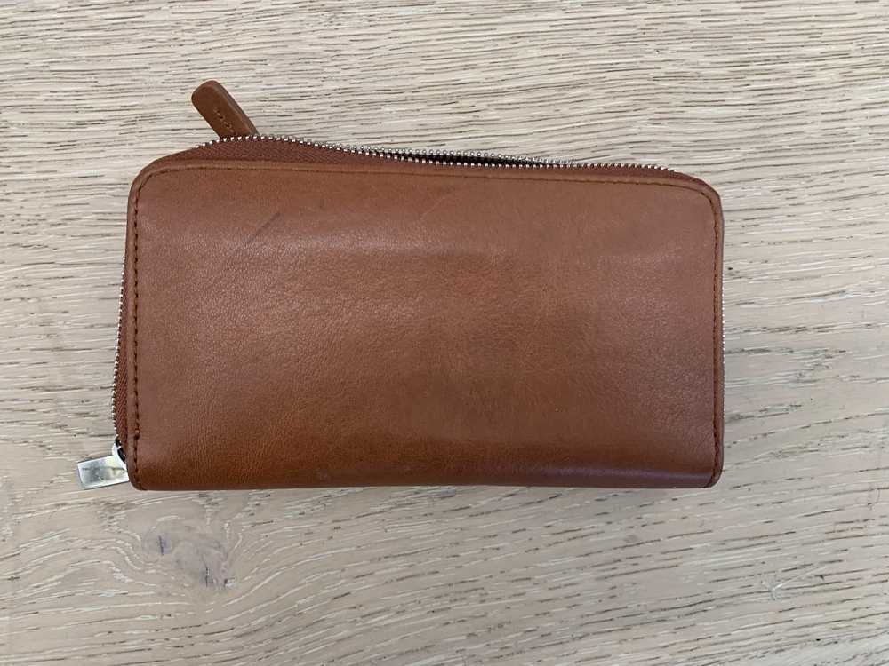 Shinola Shinola light brown wallet Detroit zip - image 5