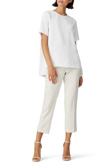 Adam Lippes Collective White Oversized Blouse