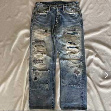 Kapital, Pants, Rare Kapital Boro Patchwork Pants Size 2
