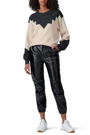 Joie Wadley Faux Leather Jogger Pants