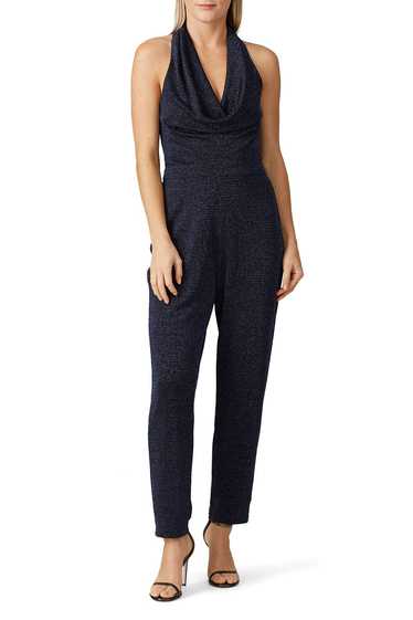 Harlyn Navy Cowl Neck Jumpsuit