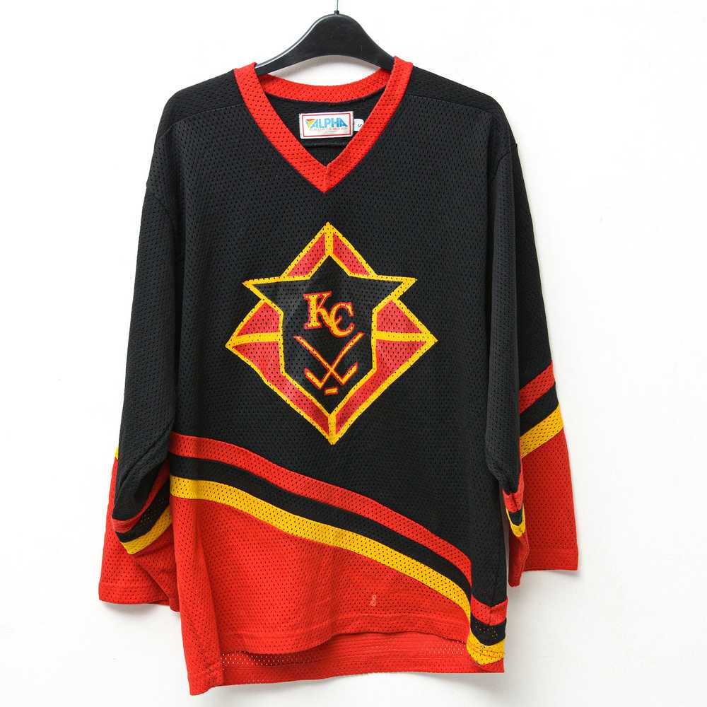 Alpha × Hockey Jersey × Vintage Sportswear Hockey… - image 1