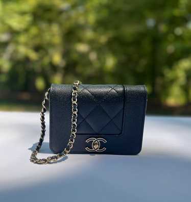 Chanel Chanel Caviar Leather CC Mini in Black 2020