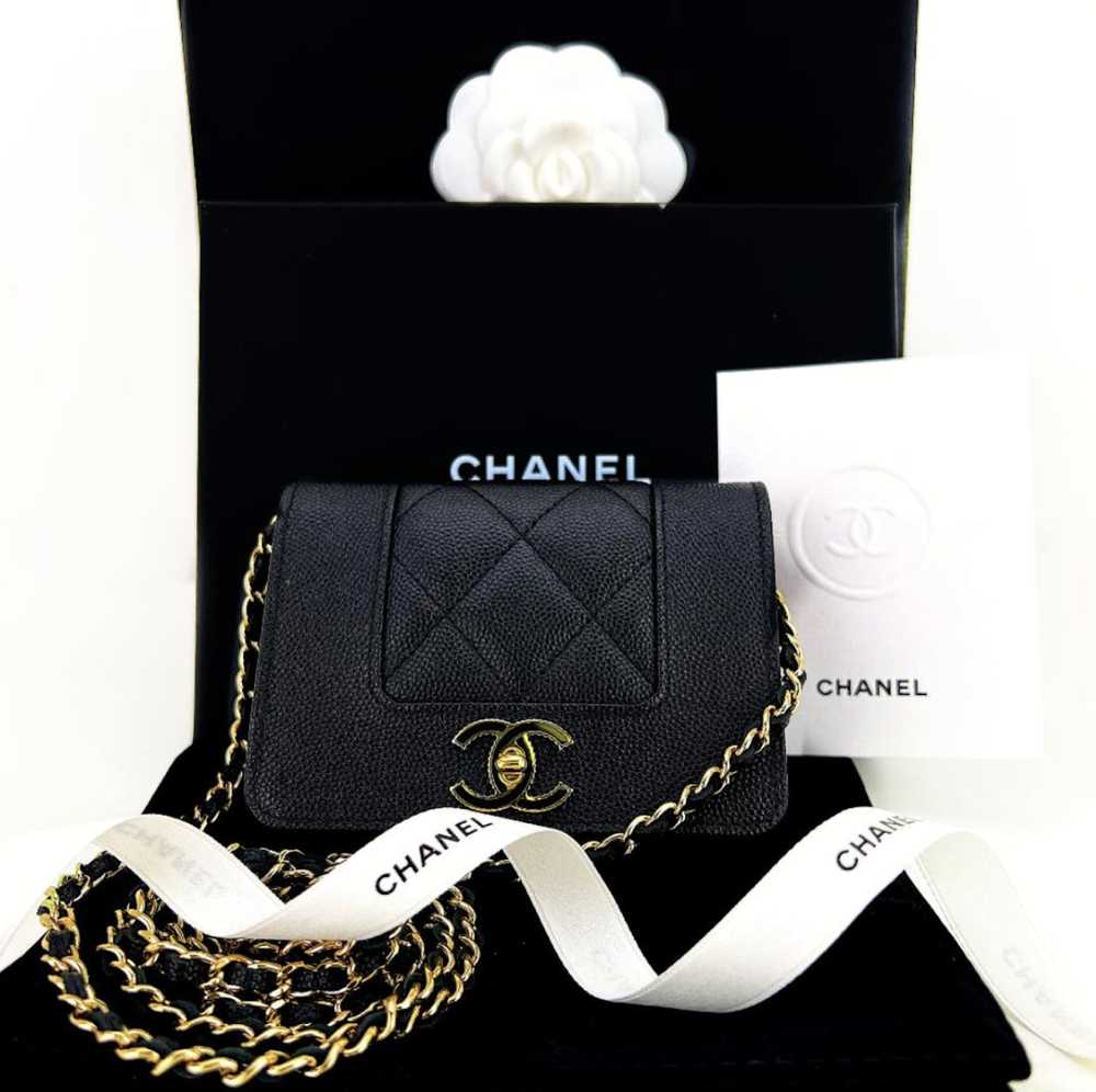 Chanel Chanel Caviar Leather CC Mini in Black 202… - image 4