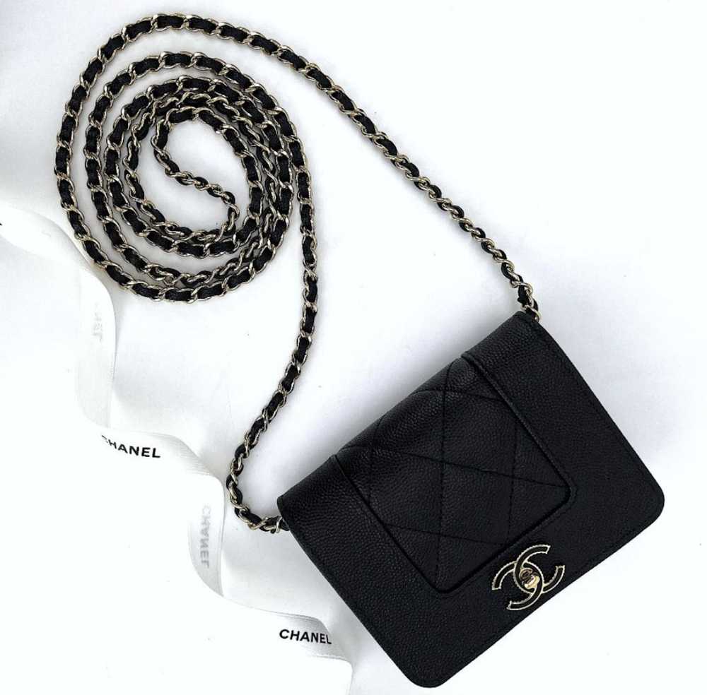 Chanel Chanel Caviar Leather CC Mini in Black 202… - image 8