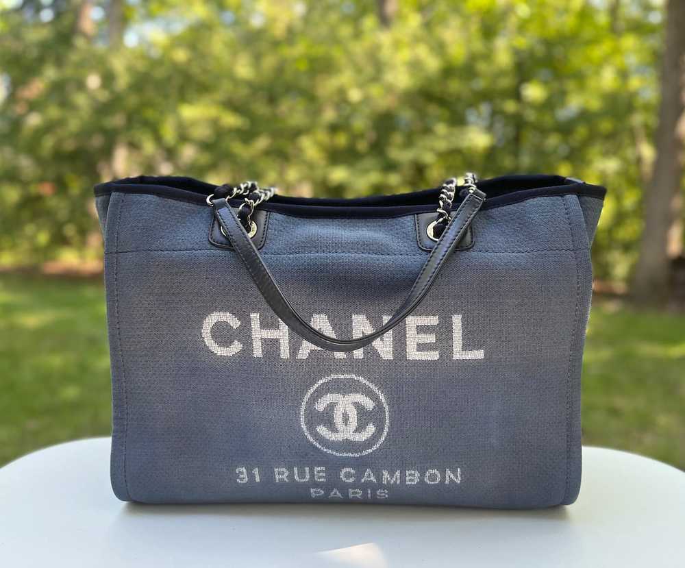 Chanel Chanel Canvas Deauville Line with Chain To… - image 1