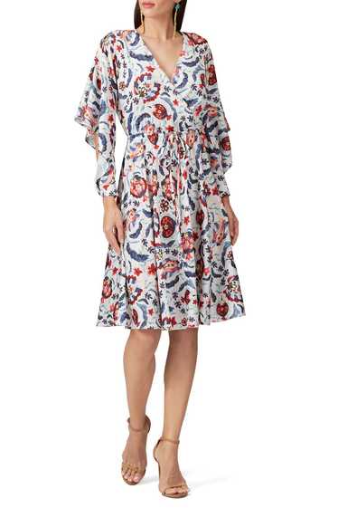 Sachin & Babi Multi Bloom Wrap Dress