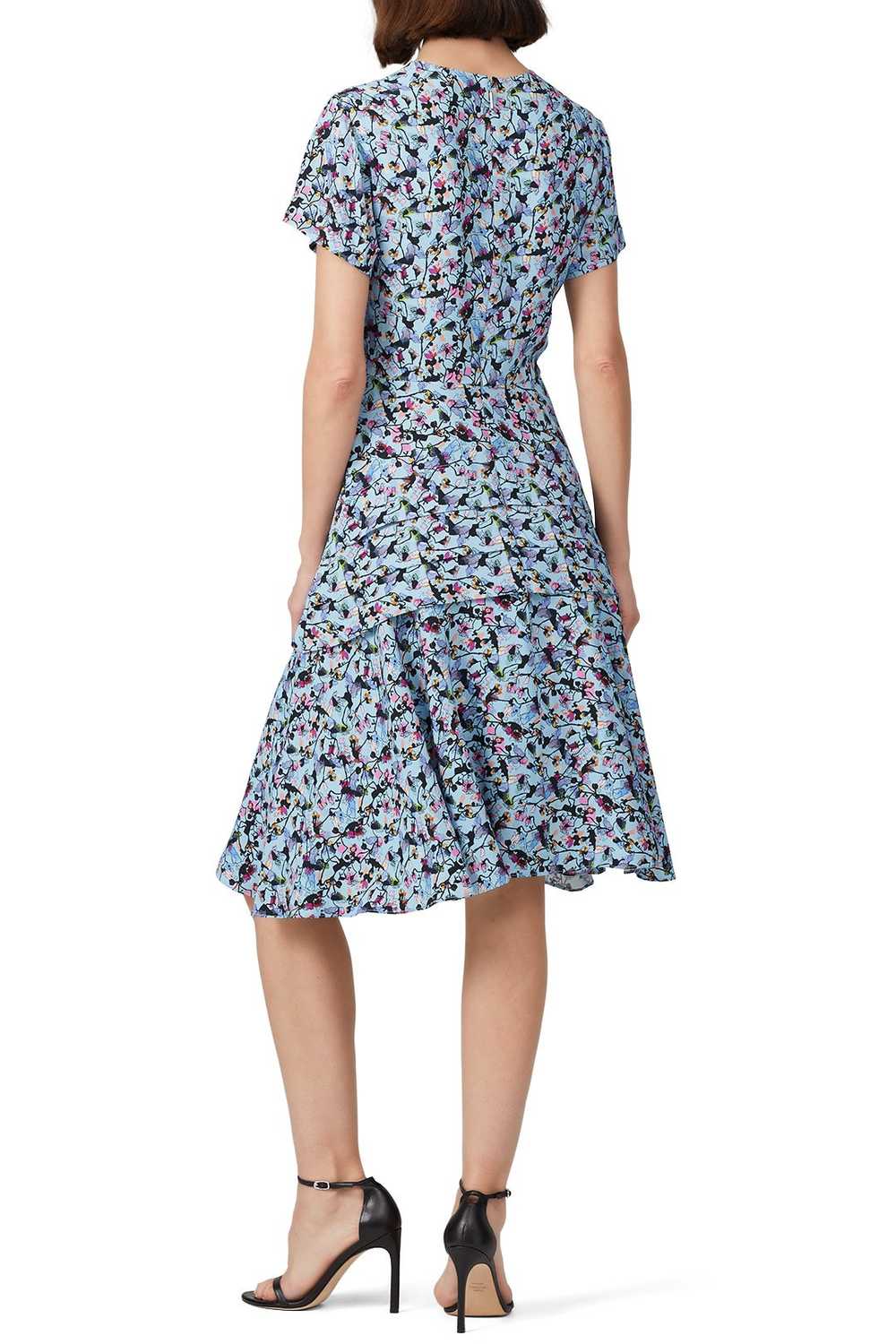Jason Wu Collection Blue Floral Day Dress - image 2