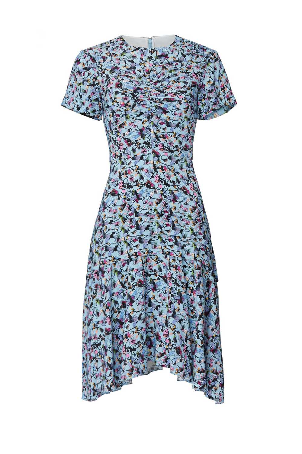 Jason Wu Collection Blue Floral Day Dress - image 4