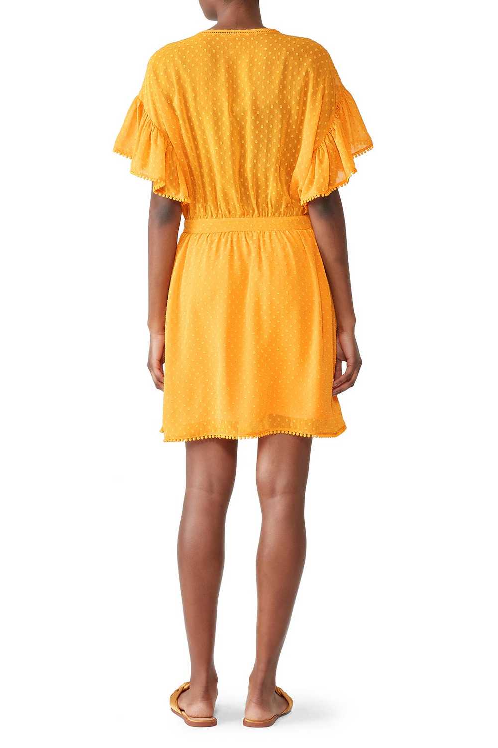 Scotch & Soda Yellow Ruffle Lace Dress - image 2