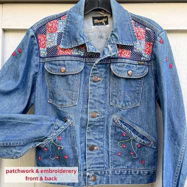 ジャケット・アウター 70's WRANGLER PATCHWORK DENIM JACKET 70´s WRANGLER PATCHWORK DENIM JACKET