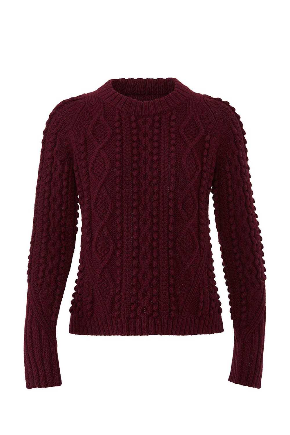 3.1 Phillip Lim Popcorn Cable Wool Pullover - image 4