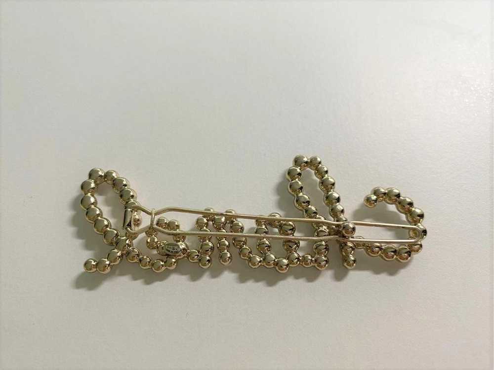 Chanel Chanel Crystal and Faux Pearl Hair Clip - image 4