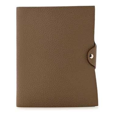 Ulysses PM diary holder in maquis green togo calfskin, …