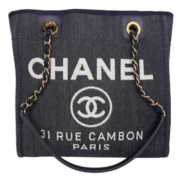 Chanel Deauville cloth tote