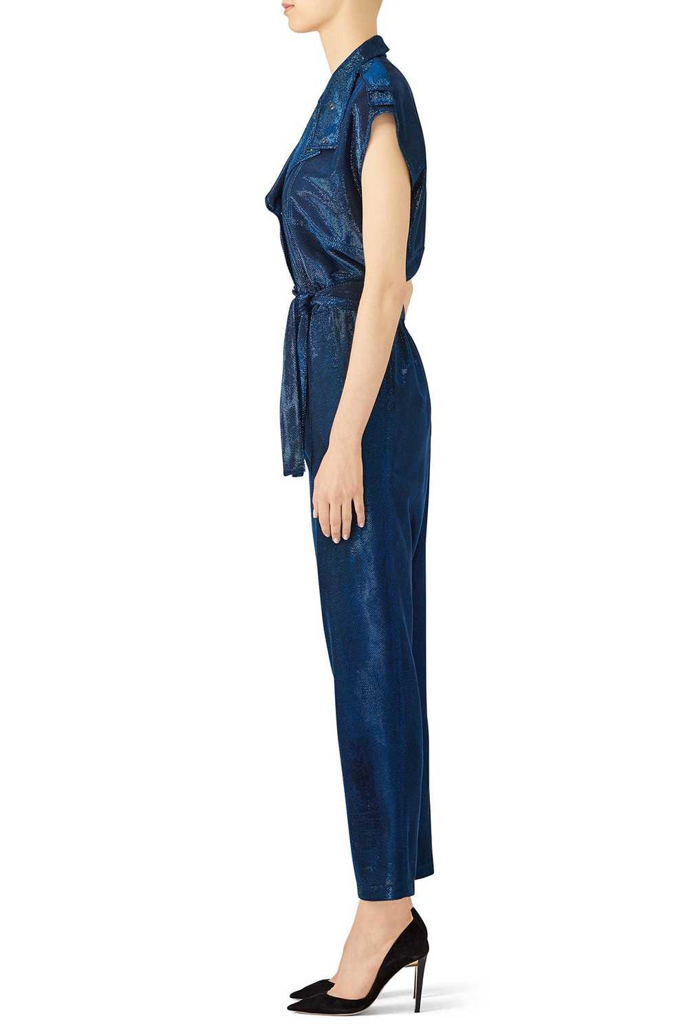 Carolina Ritzler Retro Blue Jumpsuit - image 3