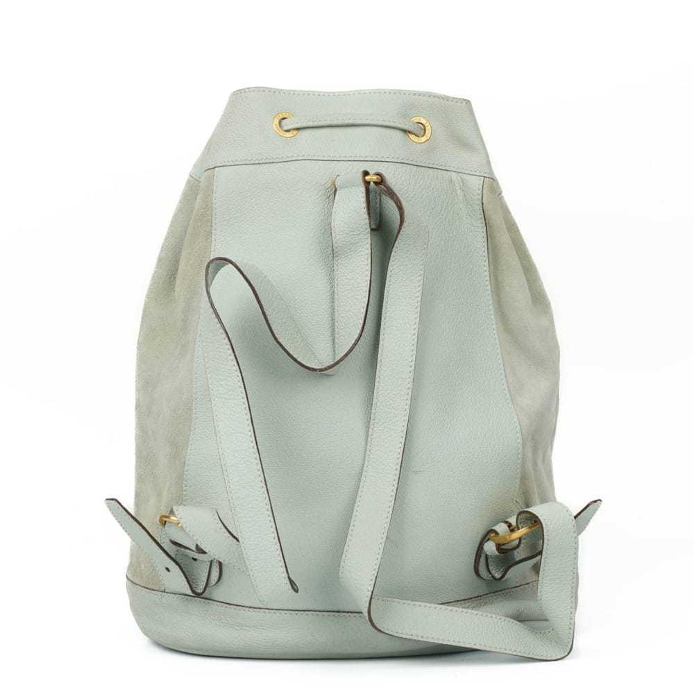Gucci Vintage Bamboo Sling leather backpack - image 3