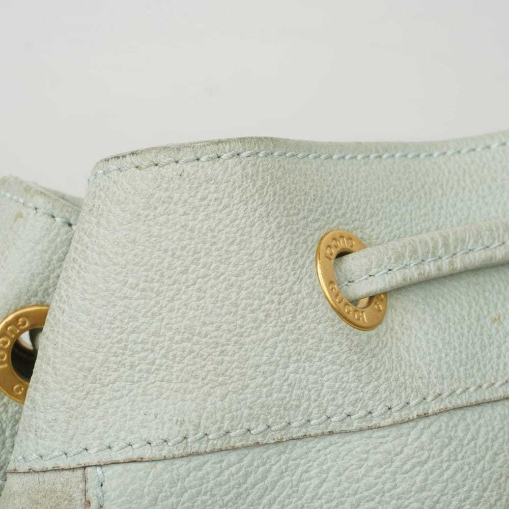 Gucci Vintage Bamboo Sling leather backpack - image 5
