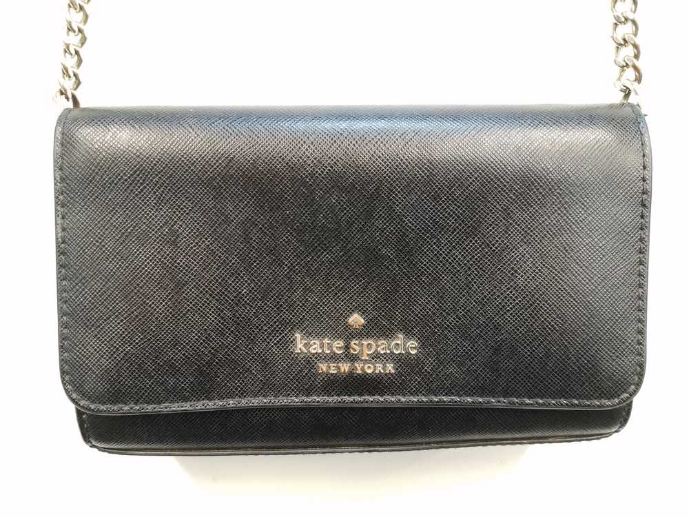 Kate Spade Saffiano Leather Crossbody Bag Black - image 2