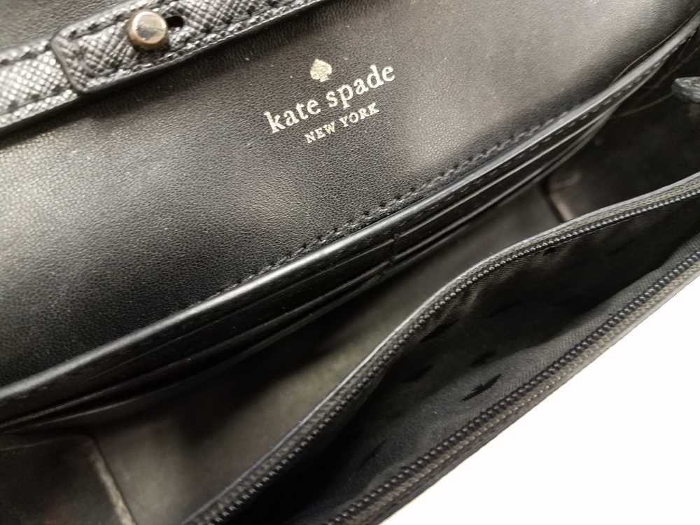Kate Spade Saffiano Leather Crossbody Bag Black - image 8