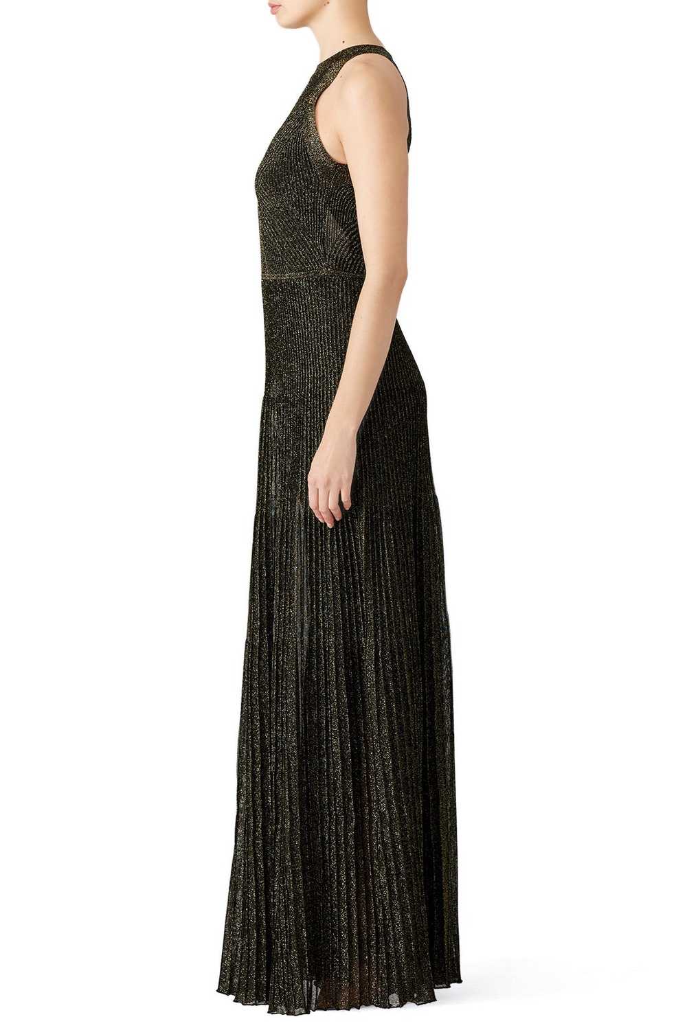 Vionnet Black and Gold Knit Gown - image 3