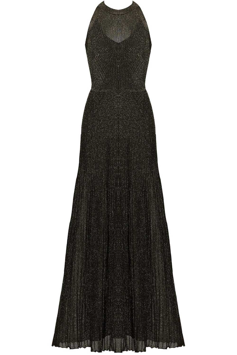 Vionnet Black and Gold Knit Gown - image 4