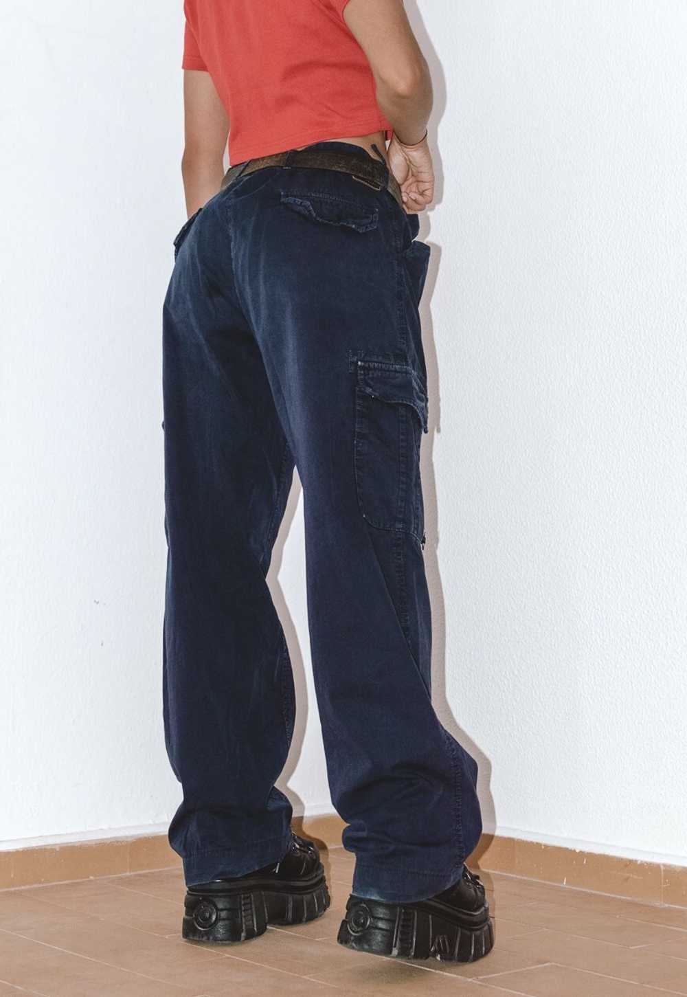 Normcore Vintage Y2k Prada Faded Cargo Pants Wide… - image 2