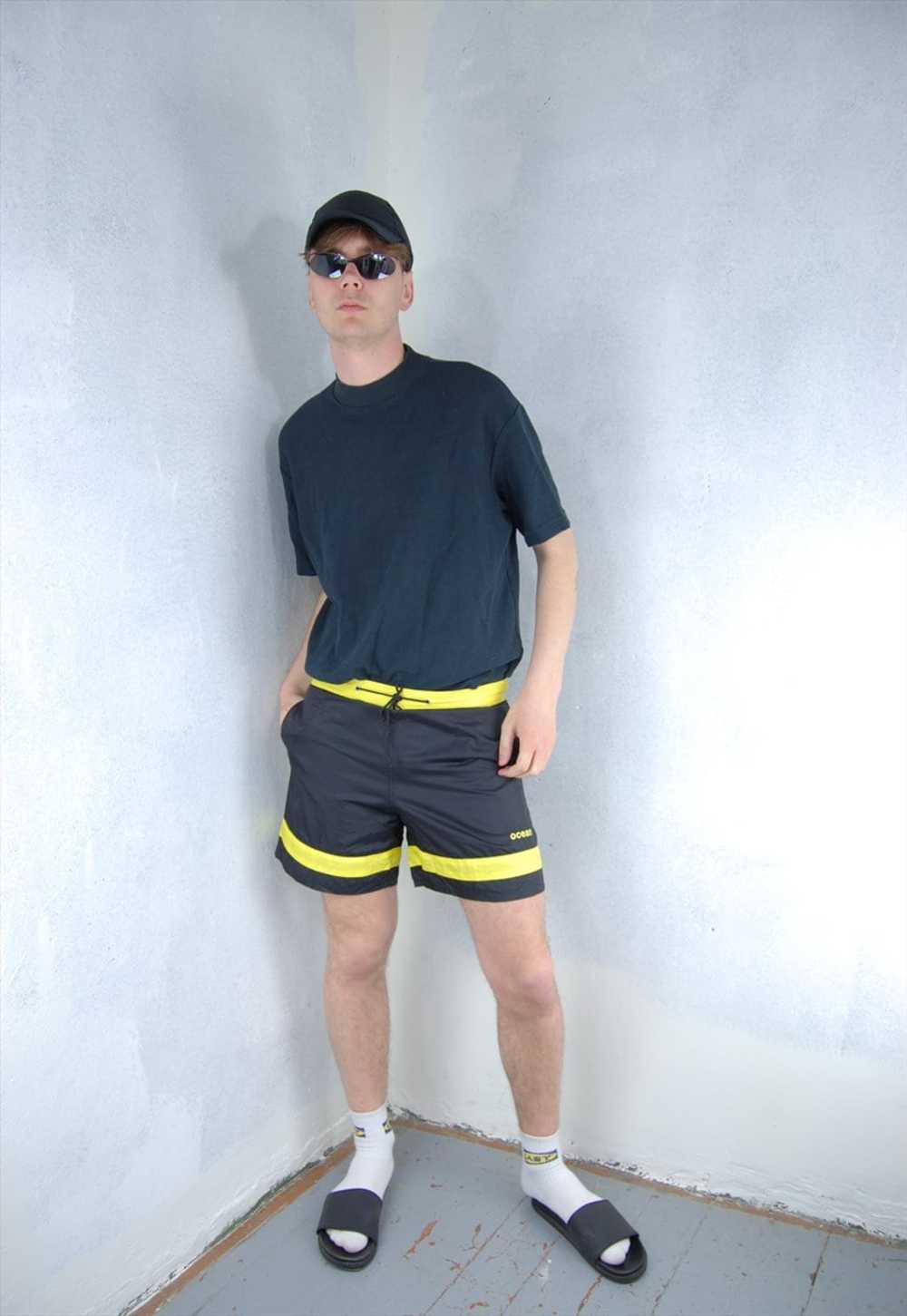 Vintage y2k board ocean festival swimwear shorts … - image 1