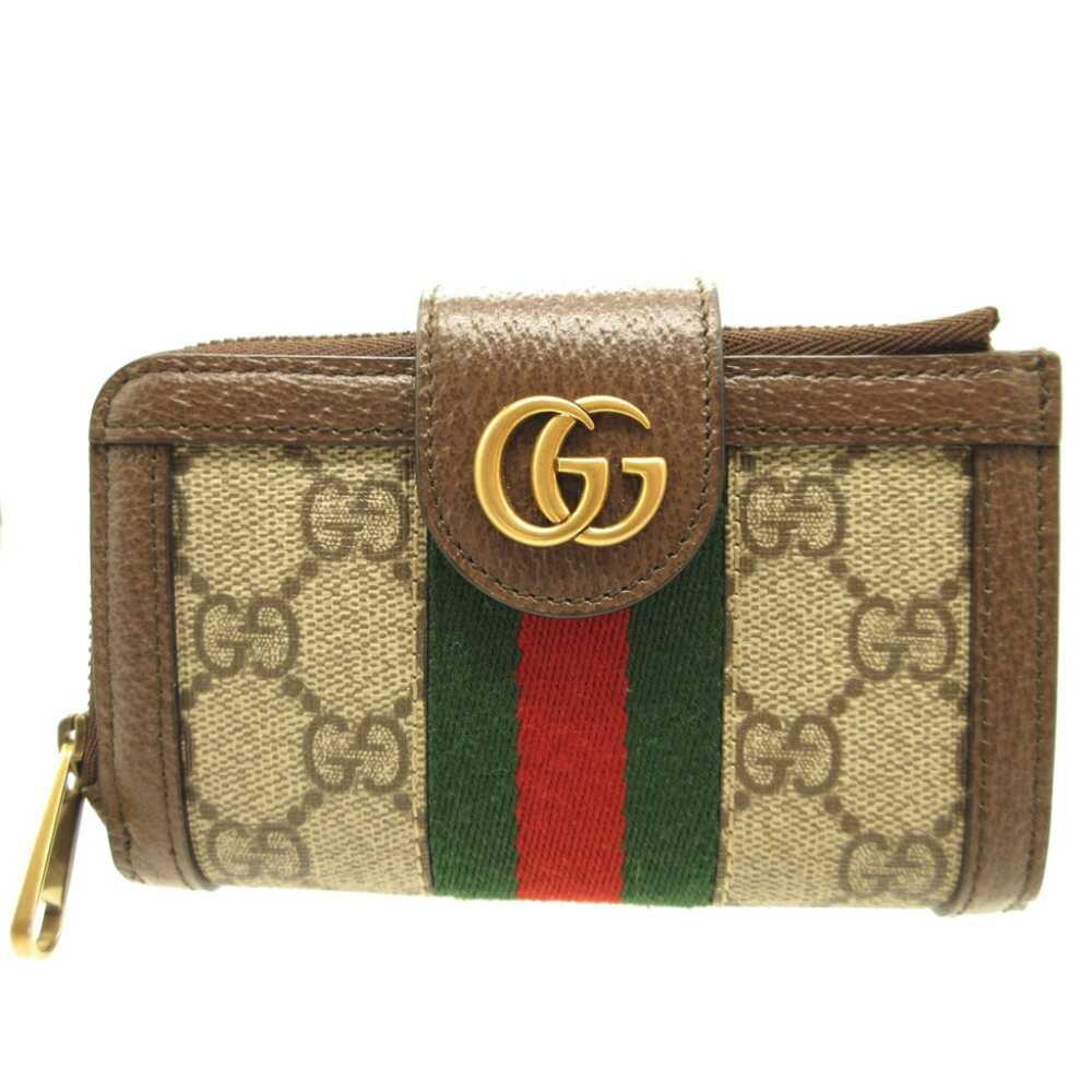 GUCCI Ophidia 699353 GG Marmont Canvas Leather Be… - image 1