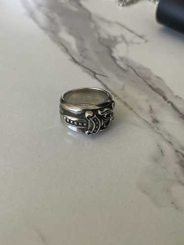 CHROME HEARTS SILVER ROLLING RING – THIN VERSION