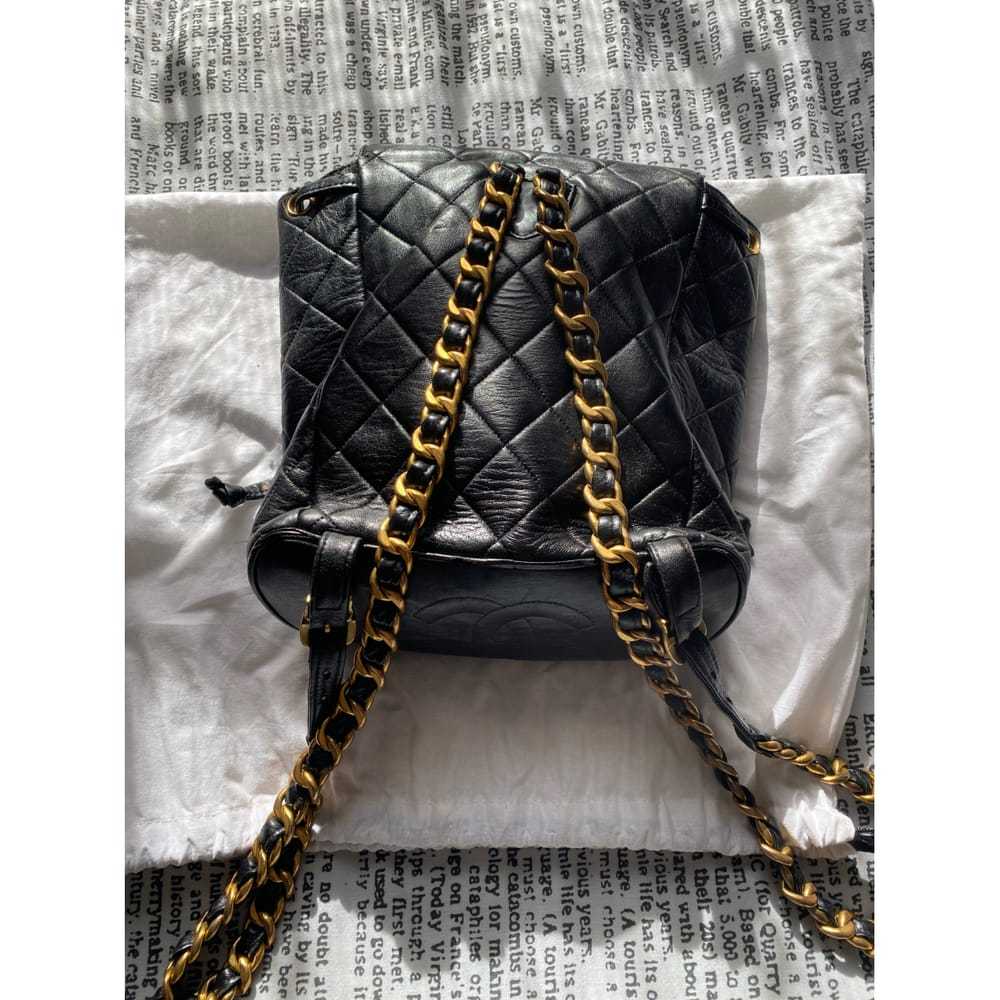 Chanel Duma leather backpack - image 2